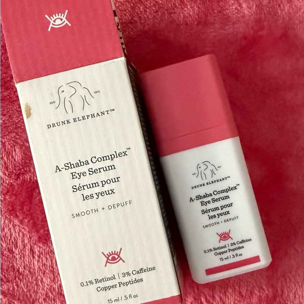Drunk Elephant A-Shaba Complex Eye Serum - Pink and White